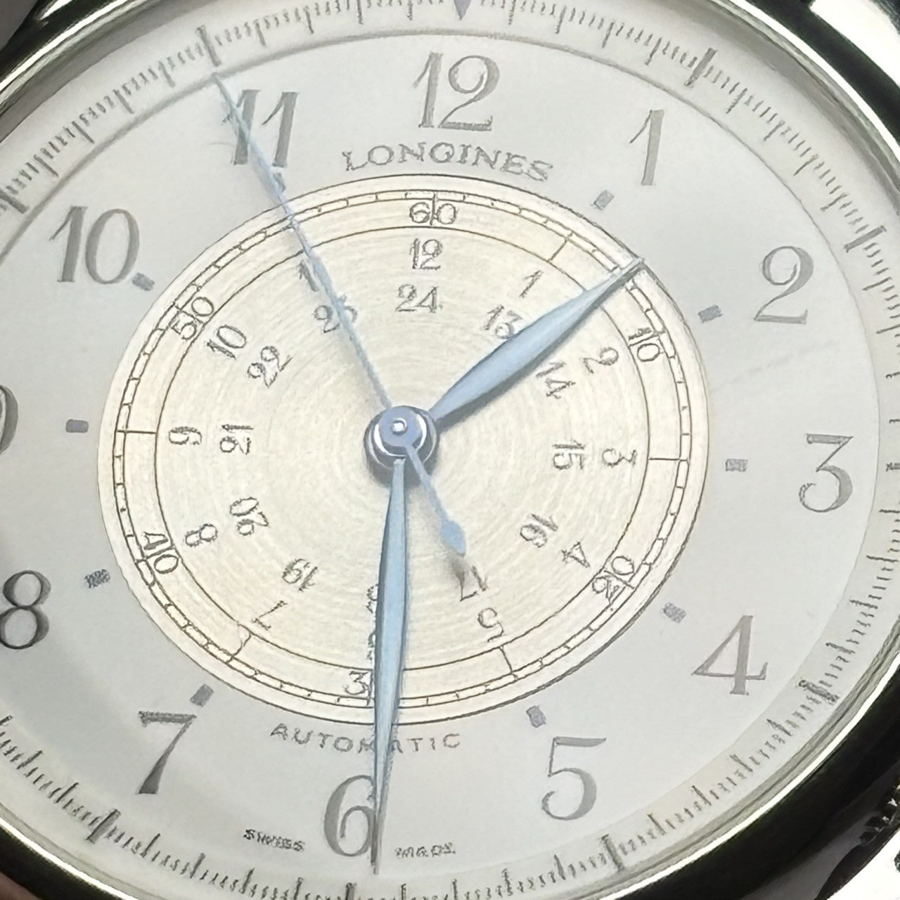 Overhauled [Exc+5 Box] Longines Navigation L2.605.4 38mm AT Men's Watch Limited