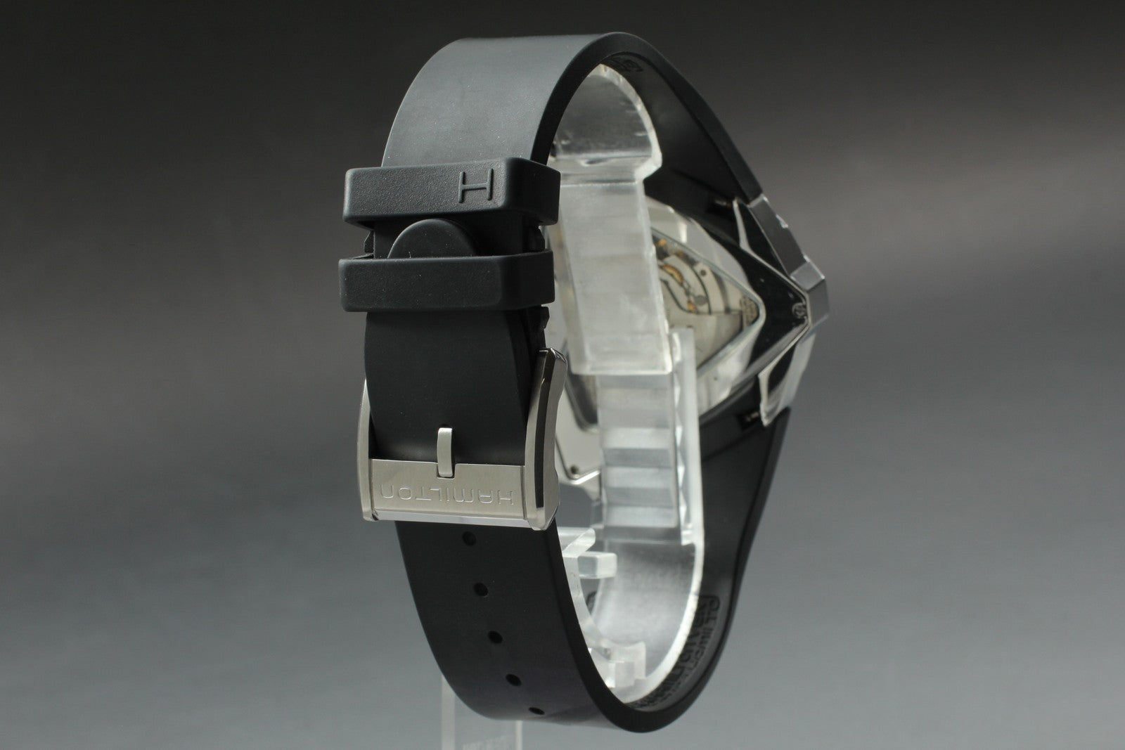 HAMILTON Ventura H246551 Black Dial Automatic Men's 26J Watch XXL 46mm JAPAN
