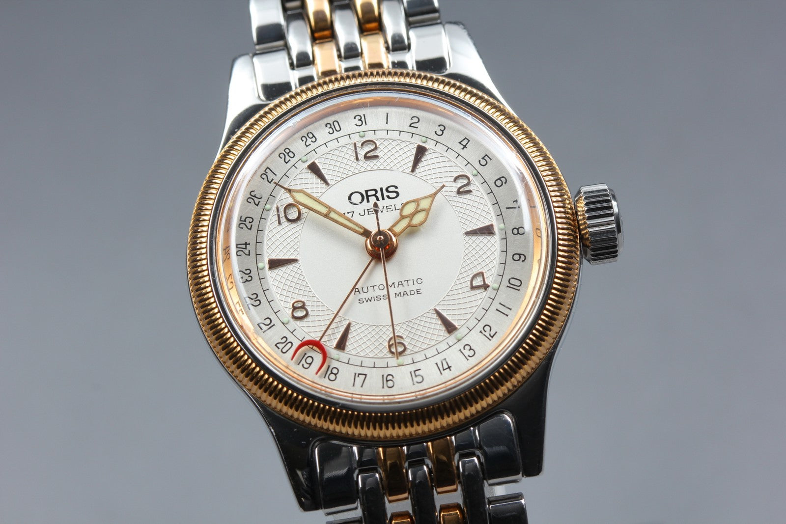 ORIS Big Crown Pointer Date 7400C 31mm Silver Gold Automatic Men's Watch [Box]