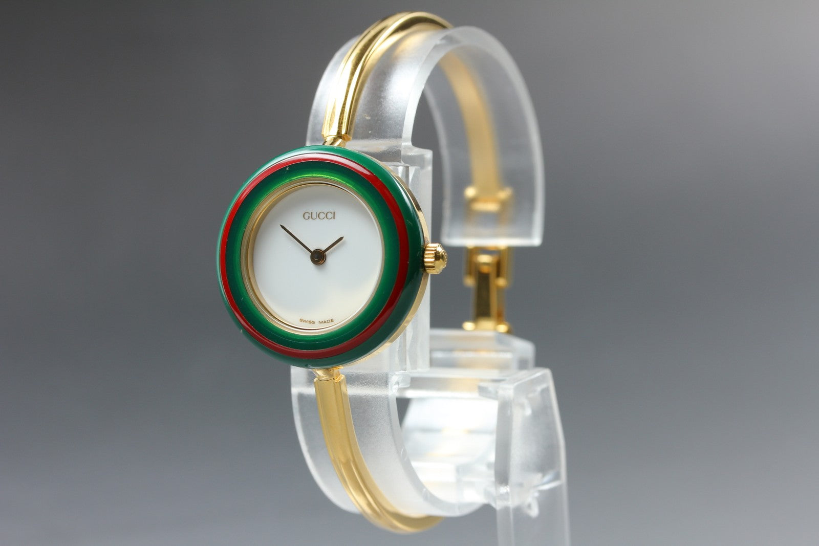 New Batt Gucci Change Bezel 11/12.2 12Color Quartz Women's Watch From JAPAN Box
