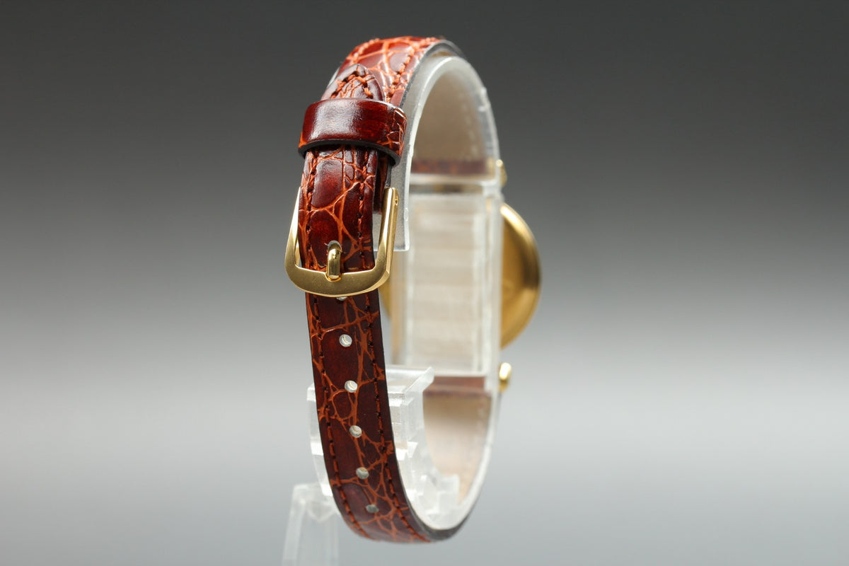 [Overhauled] Cartier Must Colisee Vermeil 590002 Brown Gold Women's Quartz Watch