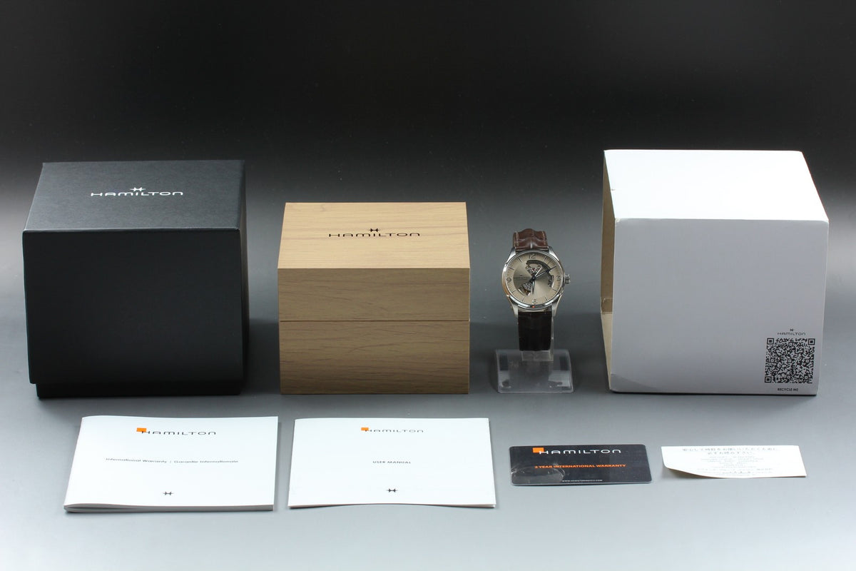 Hamilton Jazzmaster Open Heart H327050 H600425102 Automatic Men's Watch 41mm JP