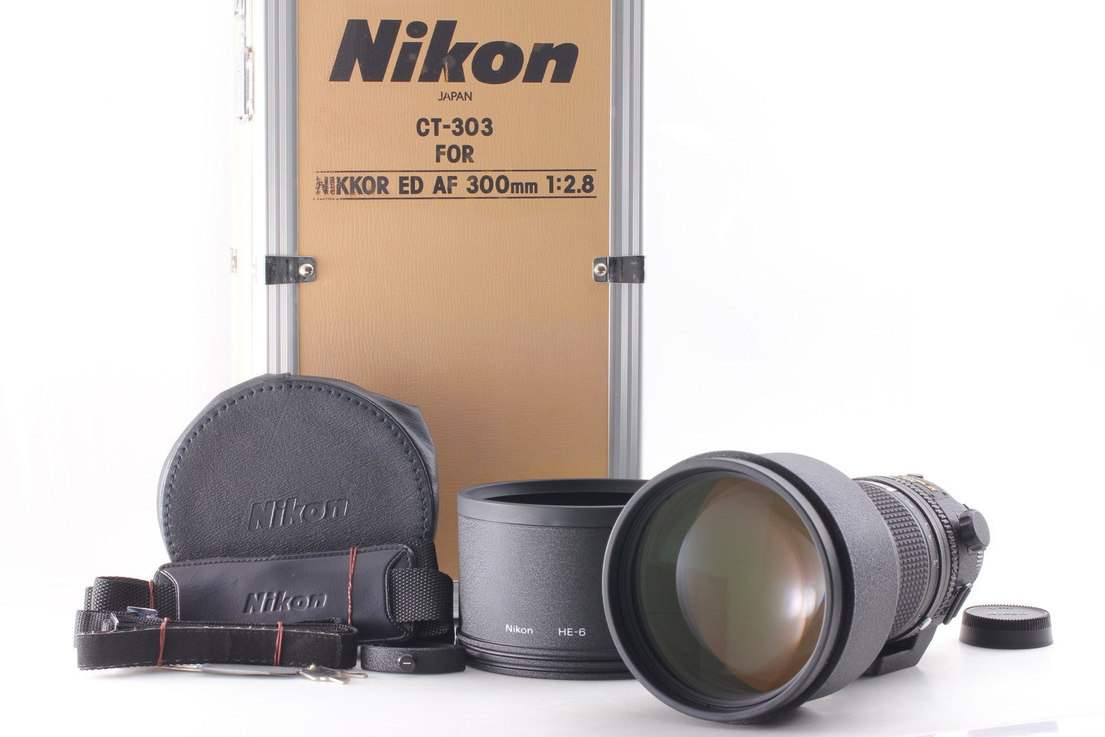 [Top MINT w/Case] Nikon ED AF Nikkor 300mm f2.8 Telephoto Lens From JAPAN