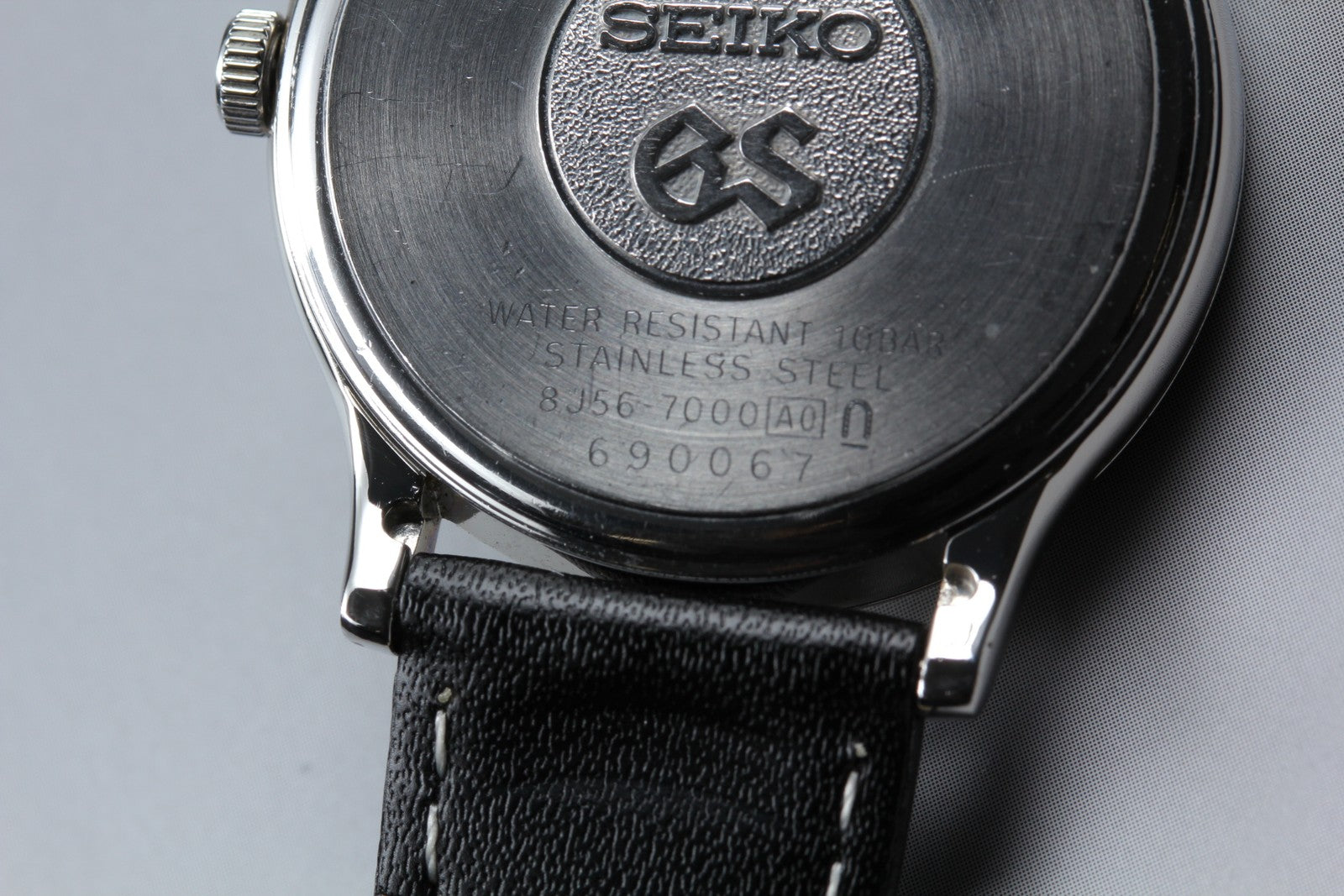 New Batt Vintage SEIKO Grand Seiko 8J56-7000 SBGF013 Quartz Men's Watch 34mm JP