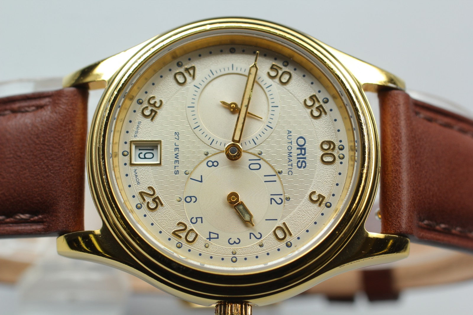 [Exc+4 Box] ORIS Classic Regulator 7473 Gold 35mm Automatic Men's Watch JAPAN