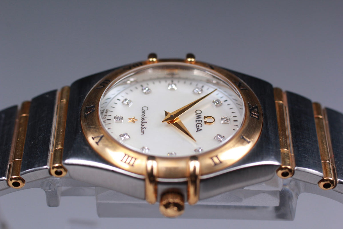[Exc+5 Box] OMEGA Constellation 1272.75 Cal.1456 Diamond Shell Qz Women's Watch