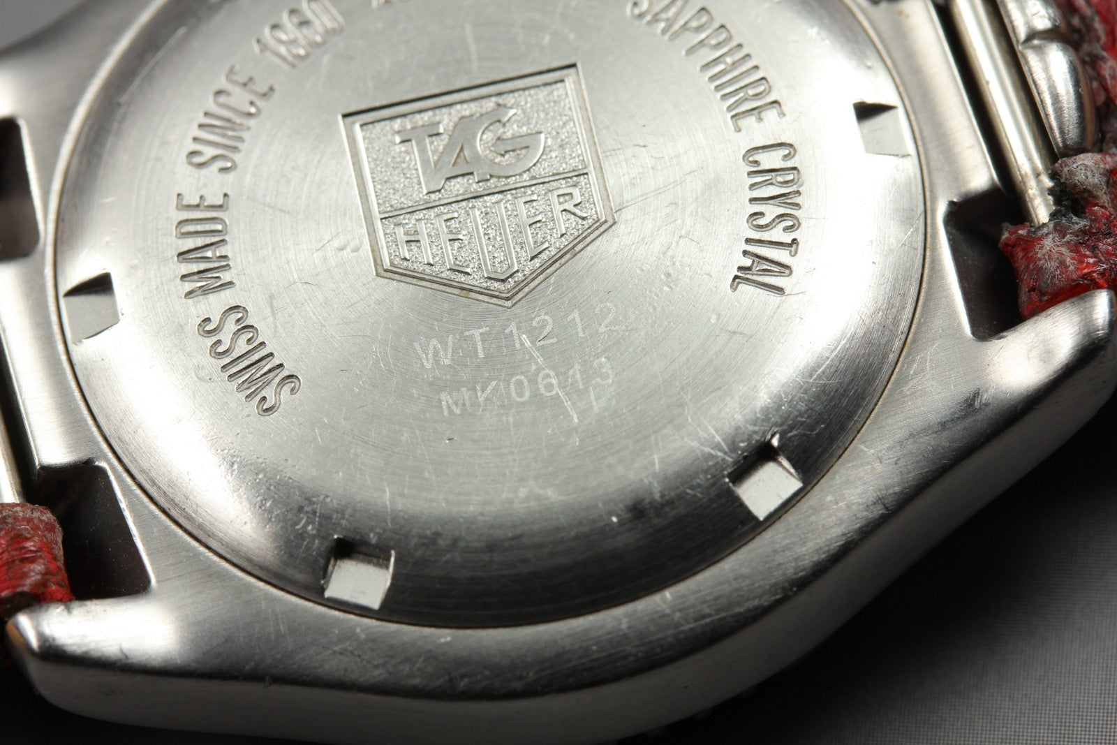 New Batt TAG Heuer Link WT1212 Date Quartz Silver Dial Men's Watch 36mm JAPAN