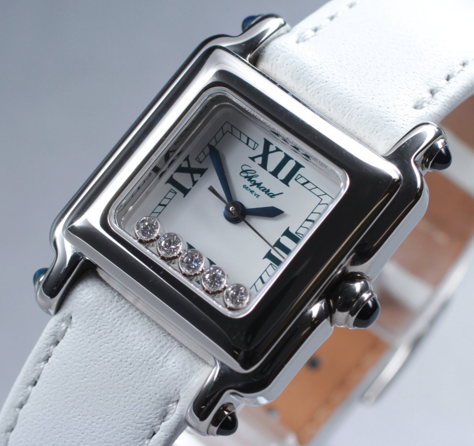 [Exc+5 Box] Chopard Happy Sport 27/8892-23 Diamond White Quartz Women’s Watch