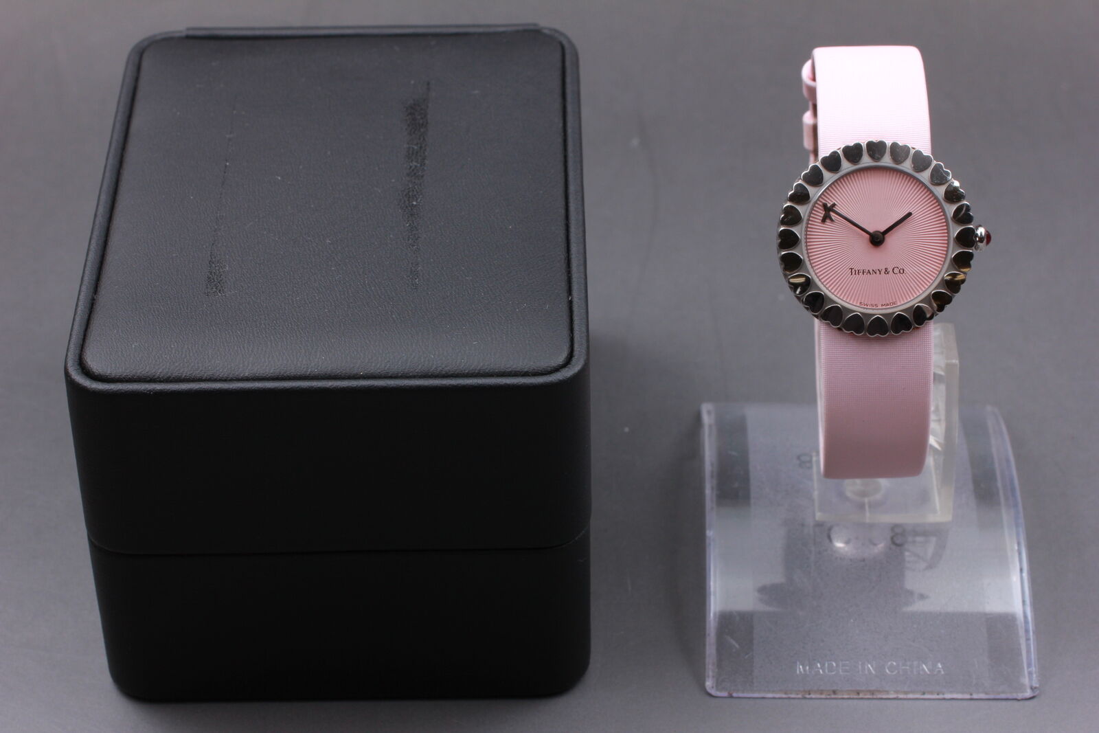 New Battery[Exc+5] Tiffany & Co Paloma Picasso Pink 28mm Woman's Quartz Watch JP