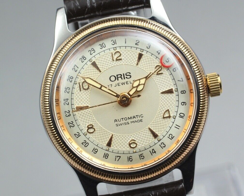 [Exc+5] Vintage ORIS Big Crown 7400B Silver Automatic Women's Watch From JAPAN