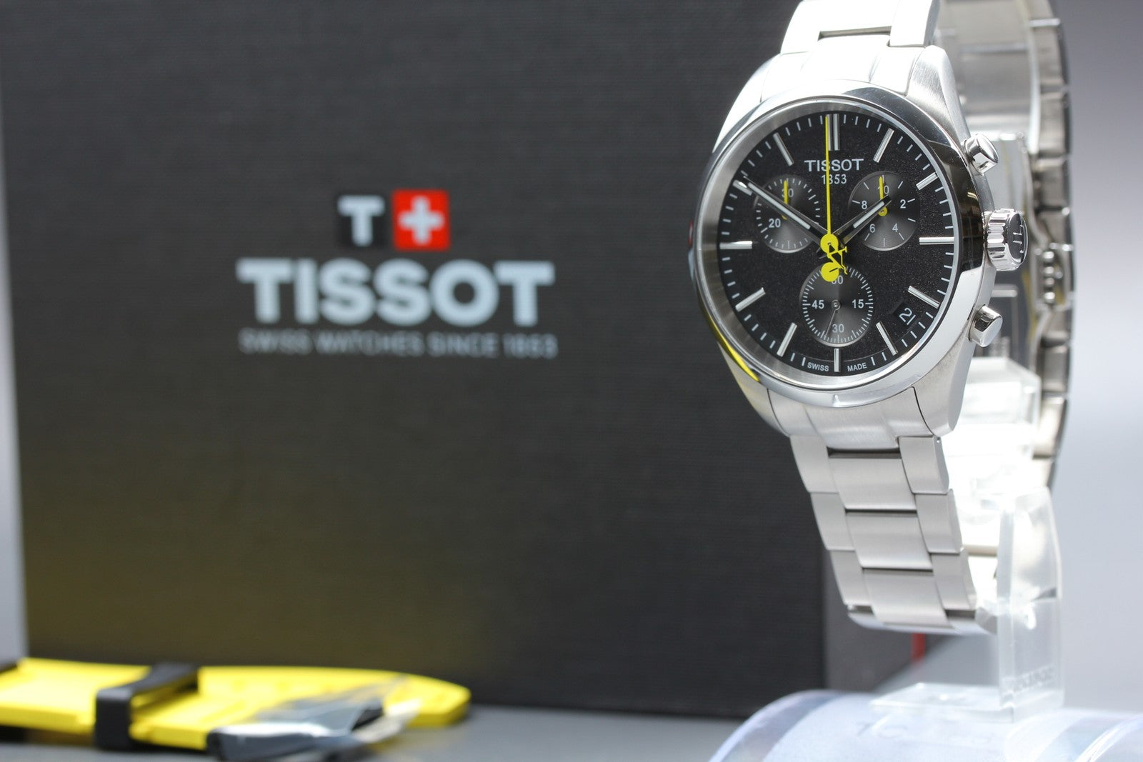 TISSOT PR 100 Tour de France T150417A Chronograph Quartz Men's Watch 40mm JP Box
