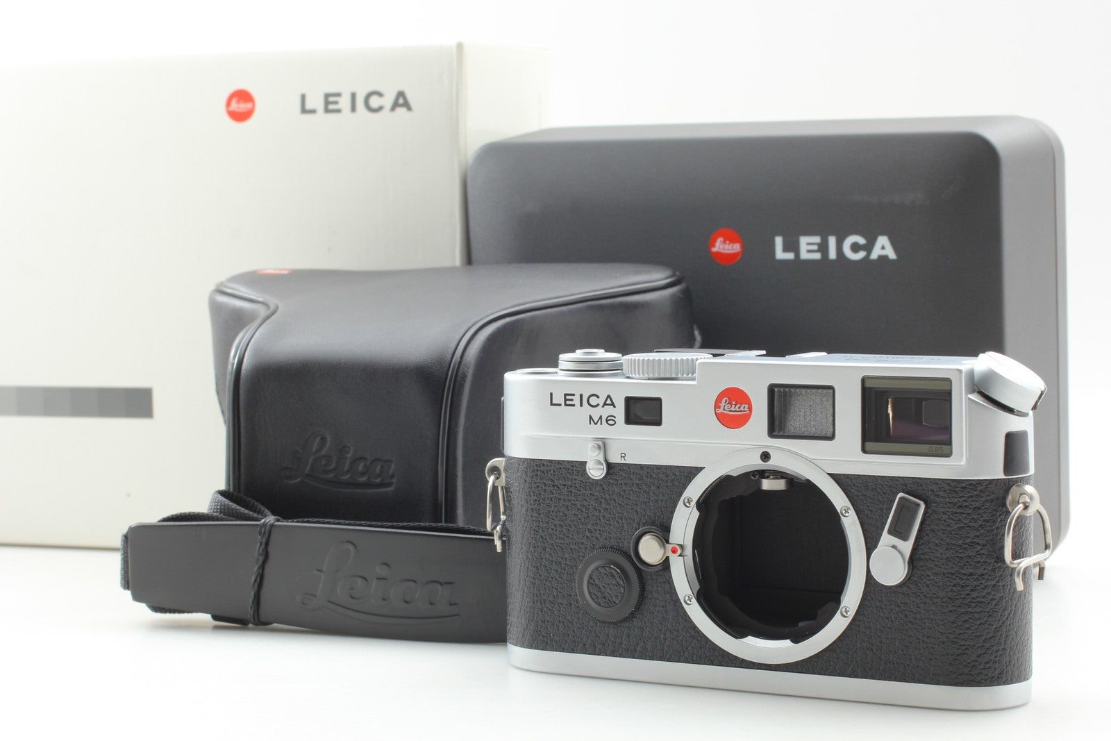 [Top MINT w/Box Strap] Leica M6 0.85 TTL 10466 Chrome 35mm Film Camera JAPAN
