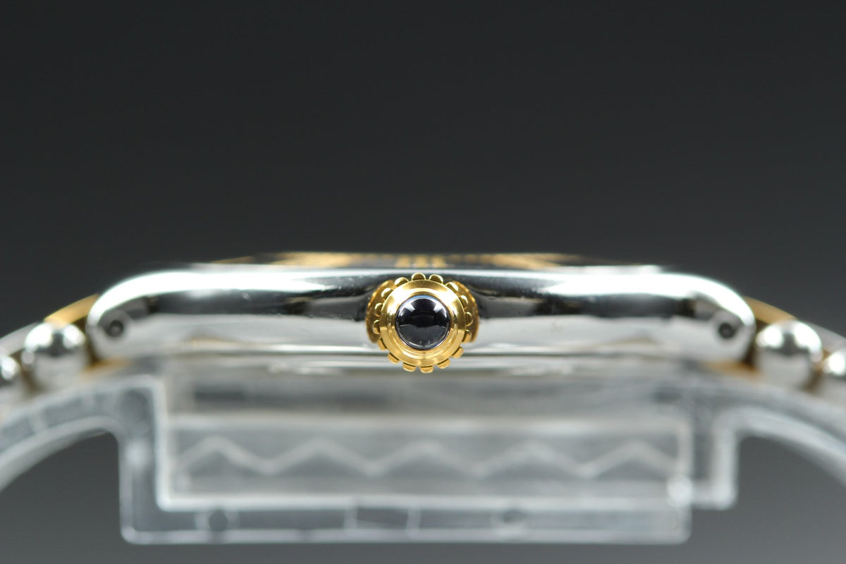 Cartier Must de Cartier 21 125000P 27mm Silver Gold Women's Quartz Watch [Pouch]