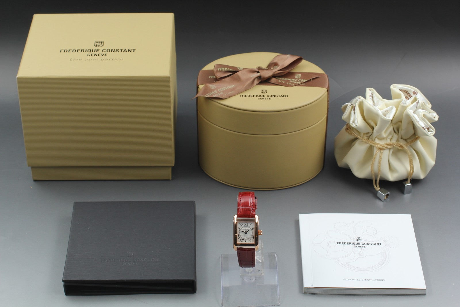FREDERIQUE CONSTANT Classic Carree FC-200X1C12/4/6 Quartz Women's Watch 21mm JP