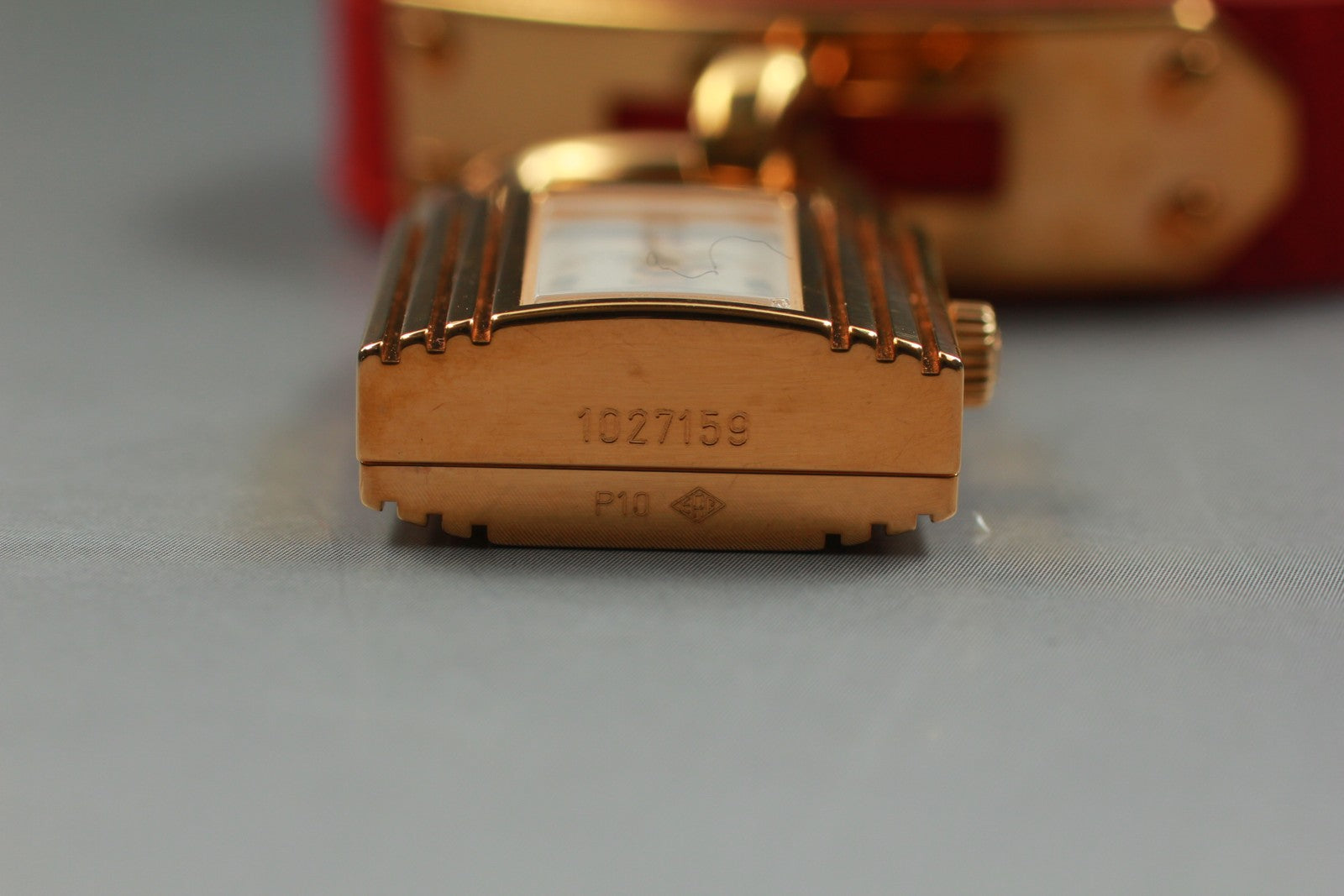 Vintage [Exc+5 Box] HERMES Kelly Watch Gold Red "B" Woman's Quartz Watch JAPAN