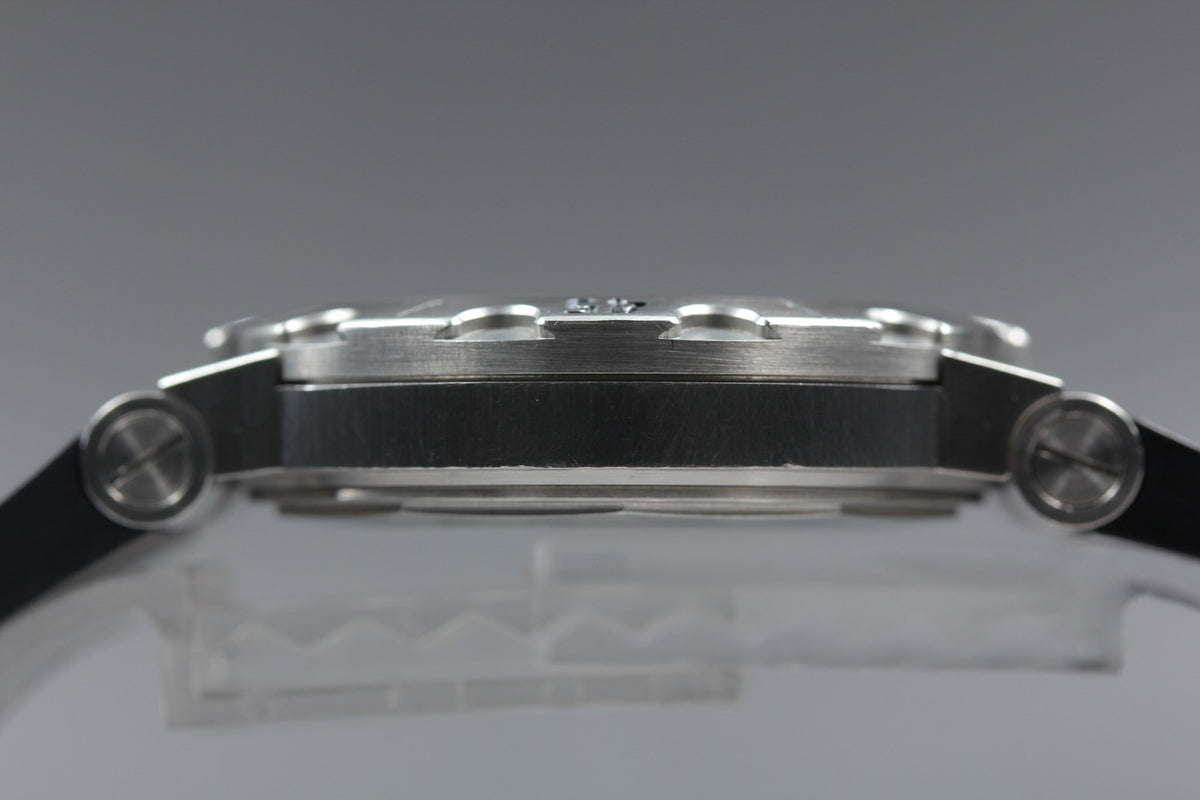 BVLGARI Diagono Scuba SD38S Black Dial Rubber 38mm Automatic Men's Watch [Box]