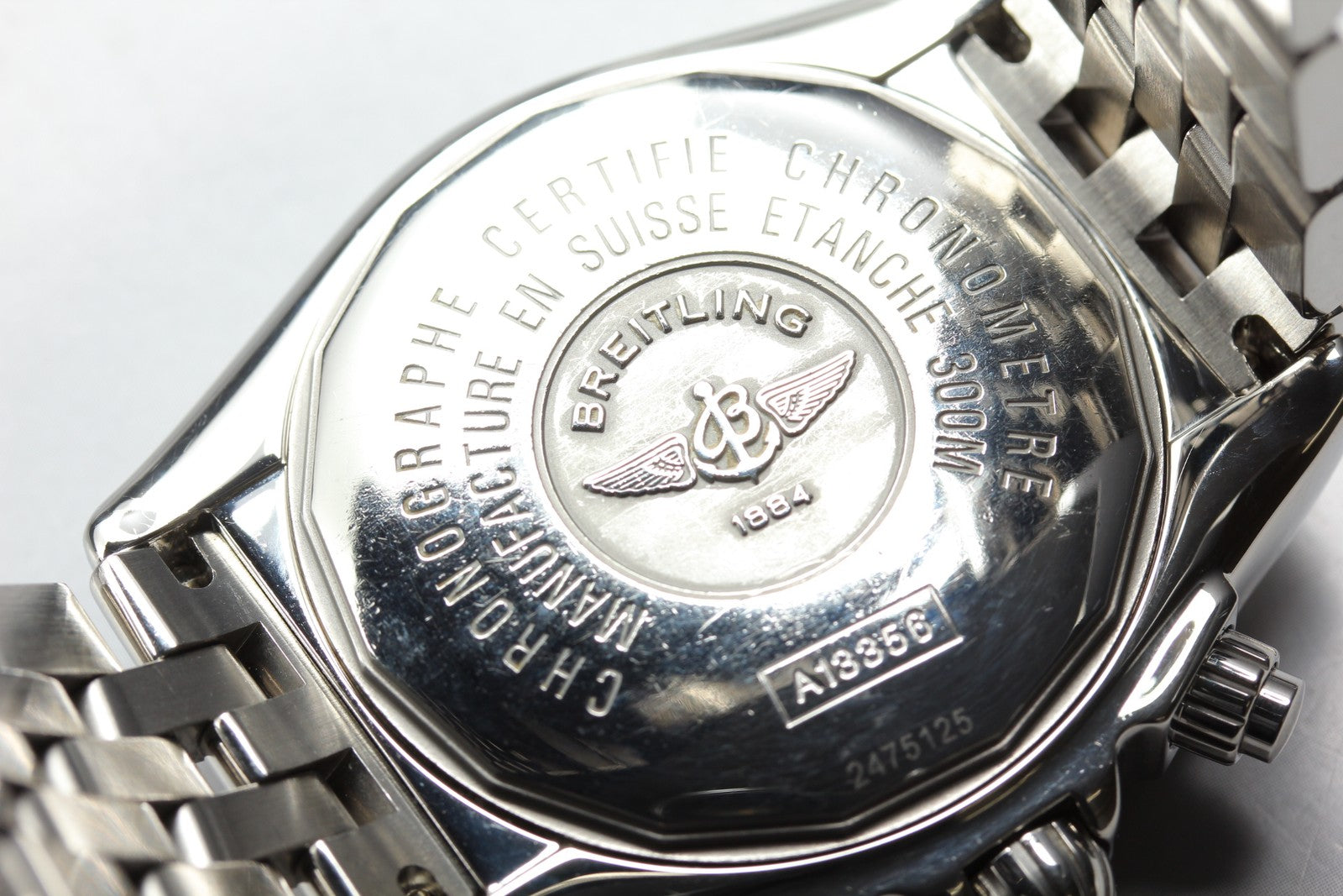 BREITLING Chronomat Evolution A13356 Chronograph Black AT 42mm Men's Watch [Box]