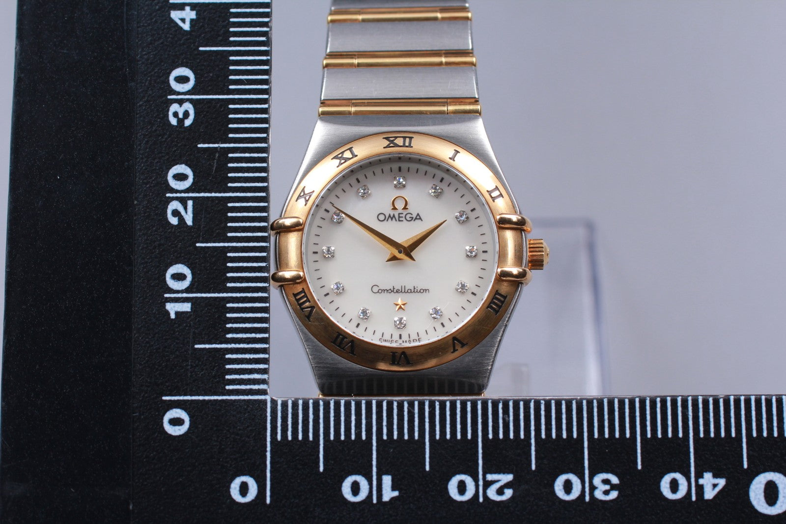 [Exc+5 Box] OMEGA Constellation 1272.75 Cal.1456 Diamond Shell Qz Women's Watch