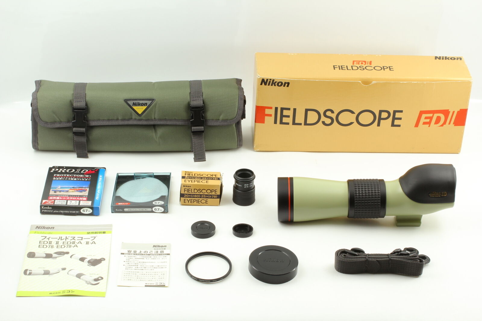 [ BOXED N MINT+++] Nikon Fieldscope Field Scope ED II D60 20x Eyepiece JAPAN