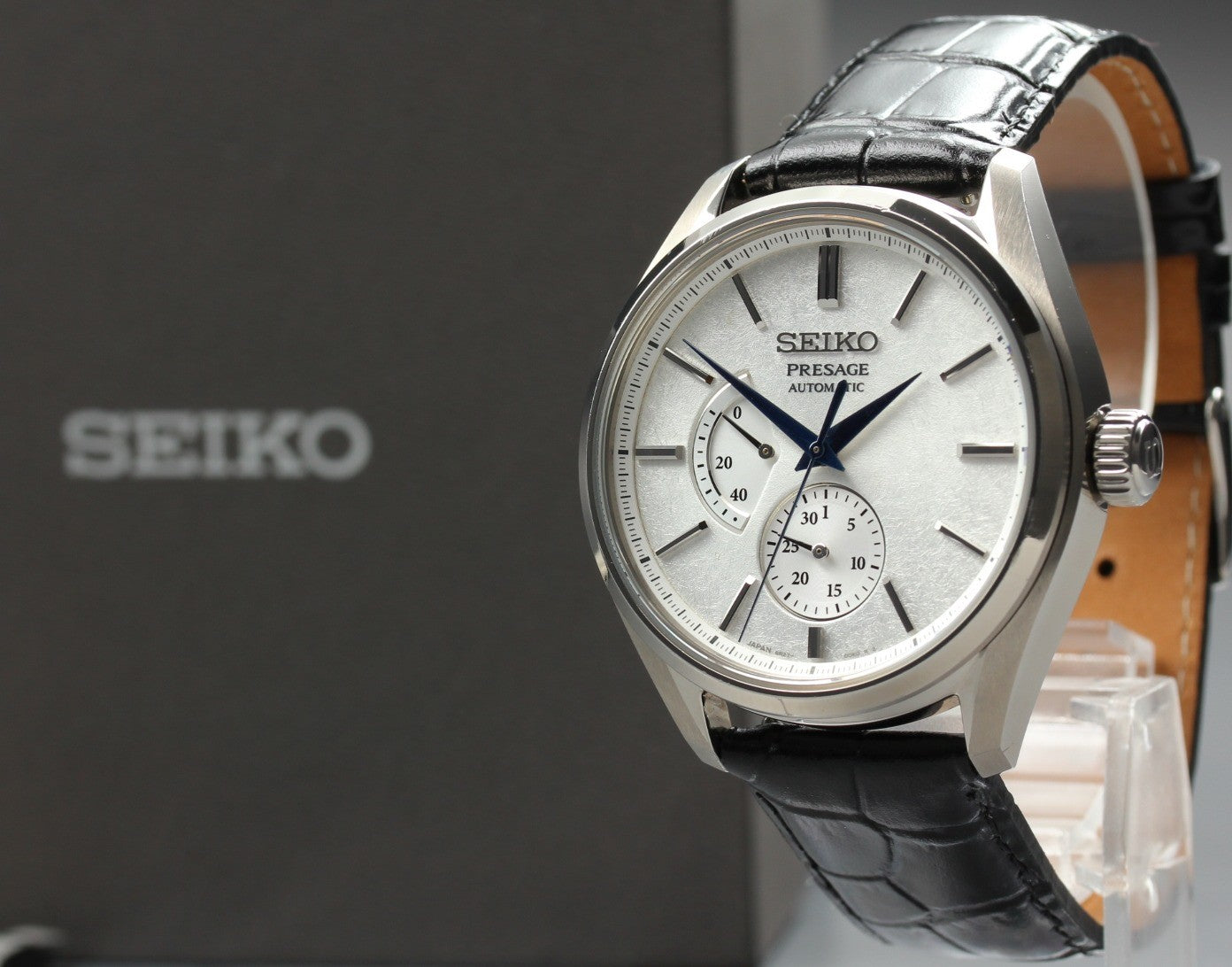 SEIKO Presage Prestige Line 6R27-00H0 SARW041 AT White Men's Watch JAPAN [Box]