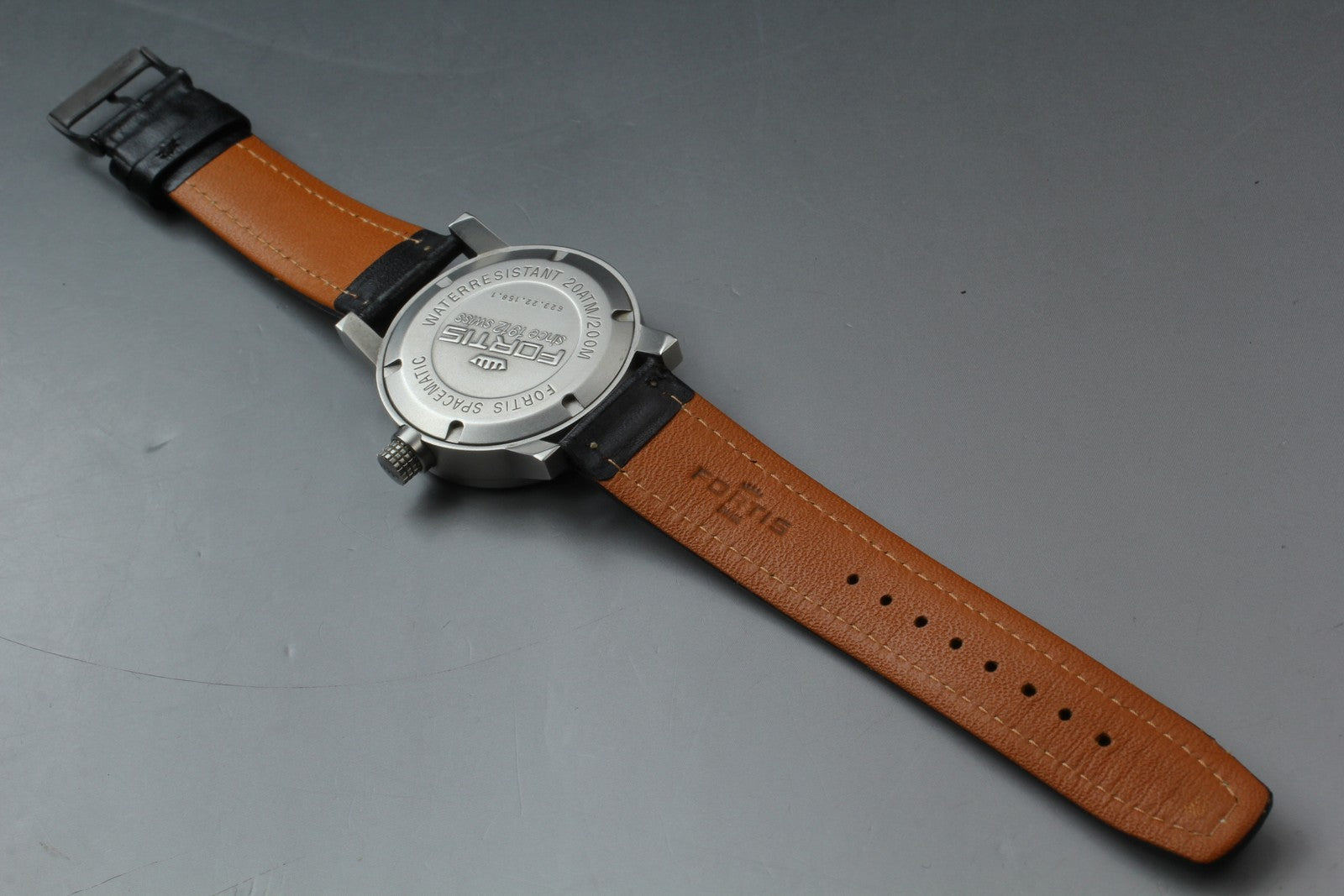 FORTIS Spacematic 623.22.158.1 Automatic Day/Date Men's Watch 40mm JAPAN Box