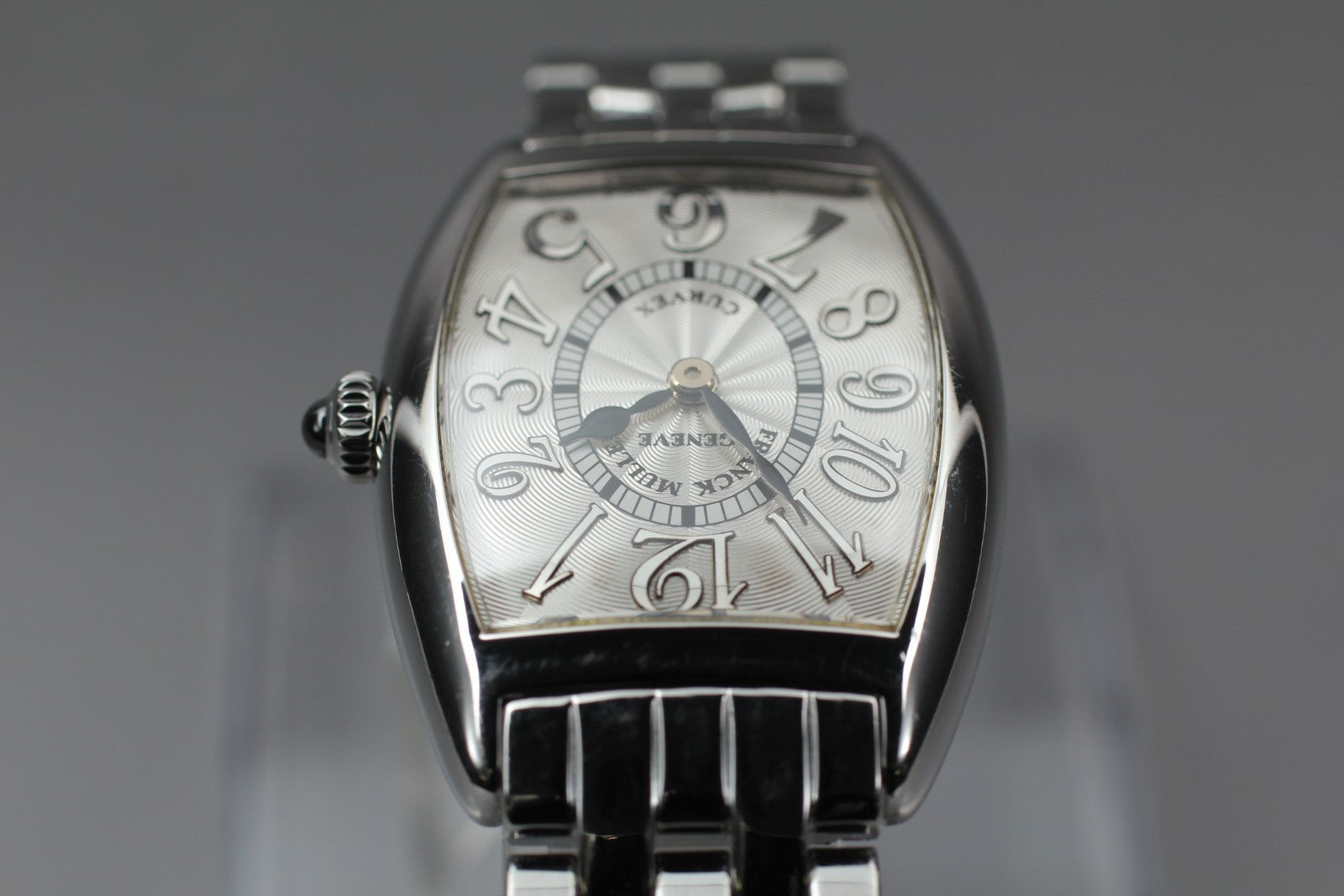 [Exc+5 Box] Franck Muller Tonneau Curvex 1752QZ Silver Women's Quartz Watch JP