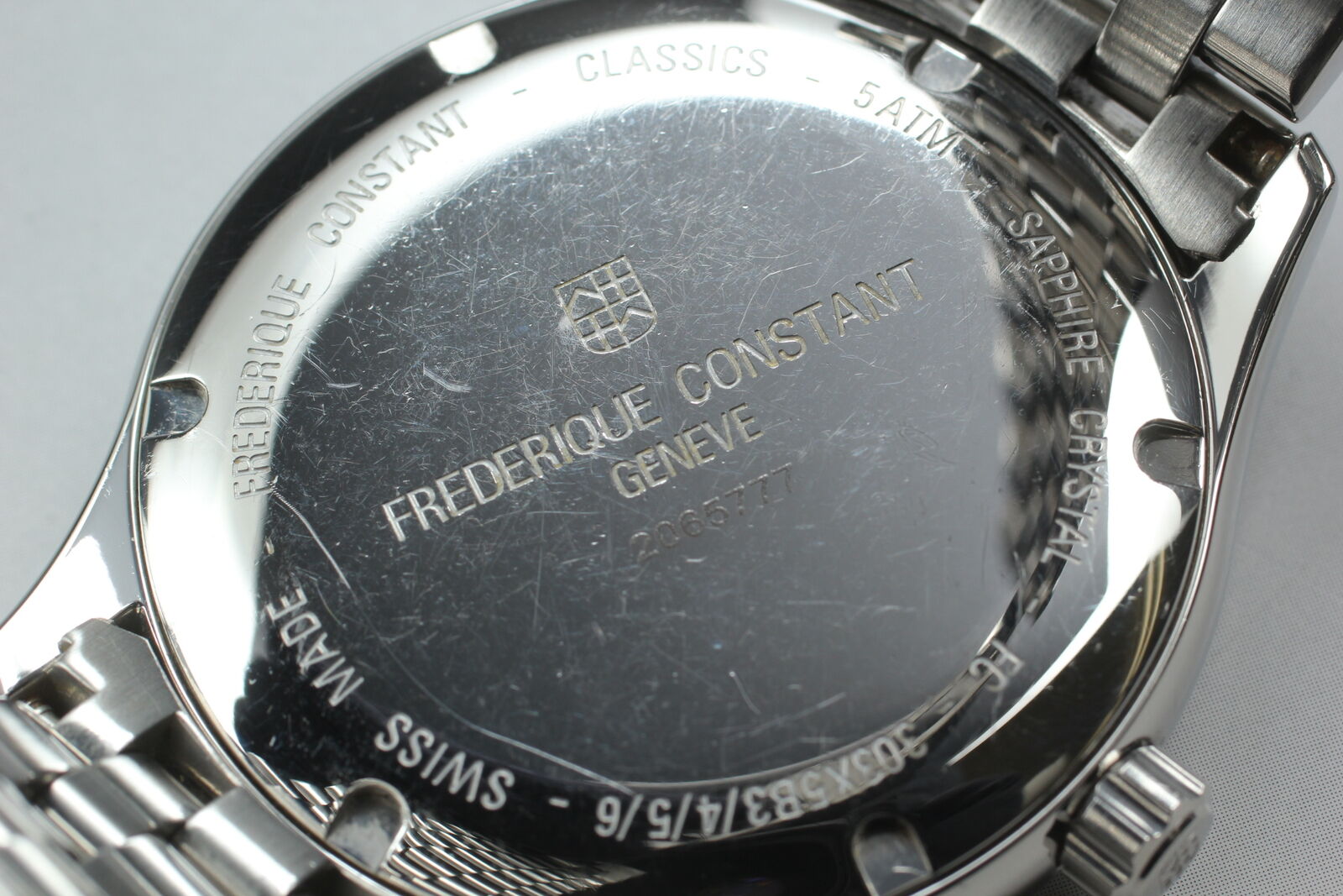 [Exc+5] FREDERIQUE CONSTANT Classic FC-303X5B3/4/5/6 Black AT Men's Watch JAPAN