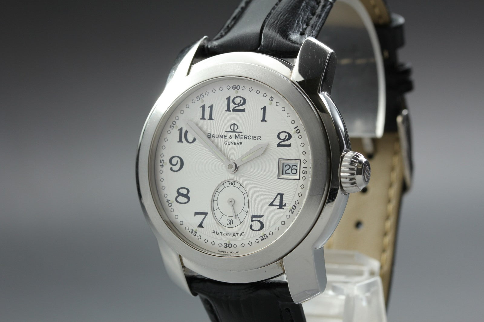 BAUME＆MERCIER Capeland MV045221 Automatic Silver Date Men's Watch 37mm JAPAN