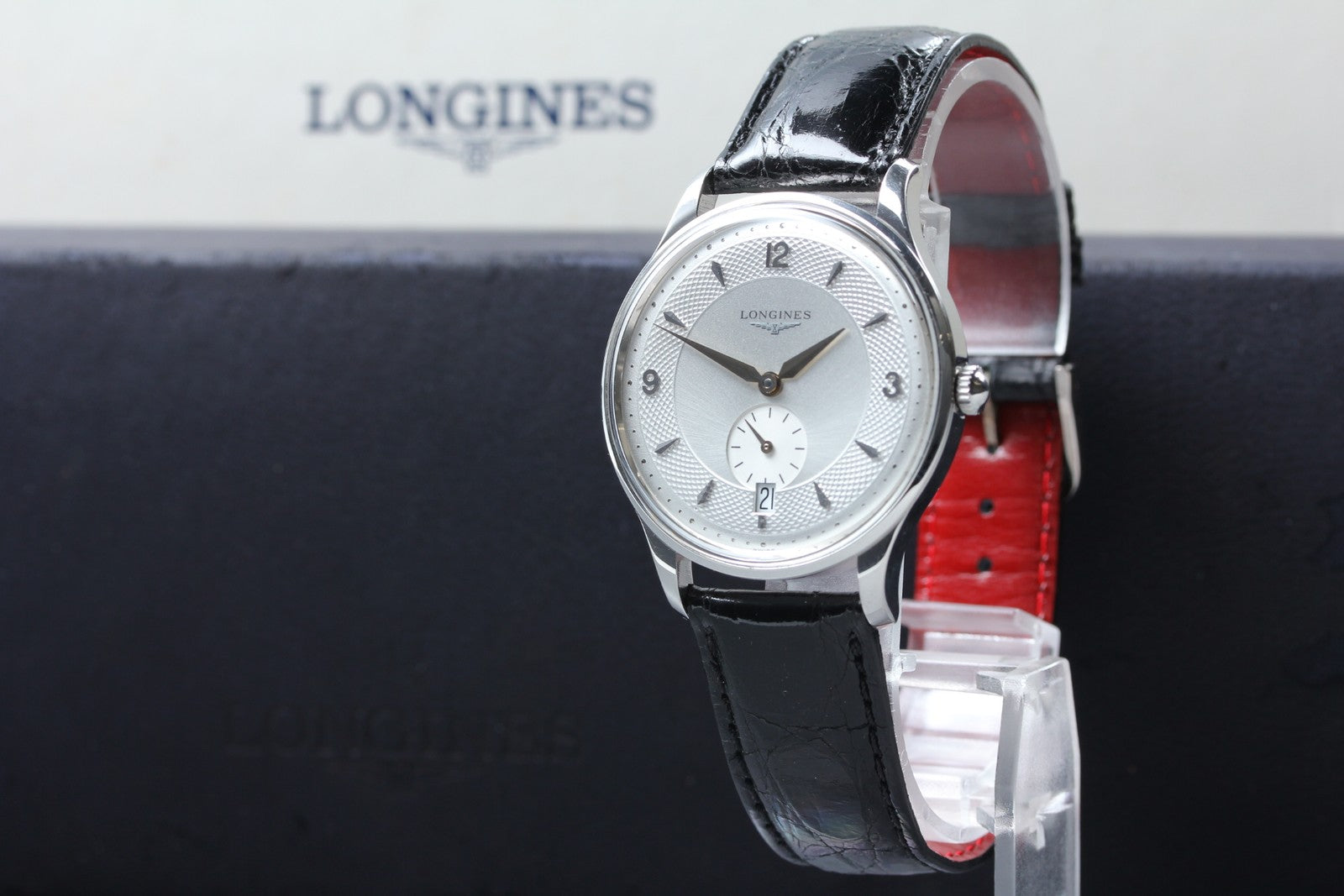 LONGINES  Longines Grand L4.685.4 Silver Automat Men's Watch 35mm From JAPAN
