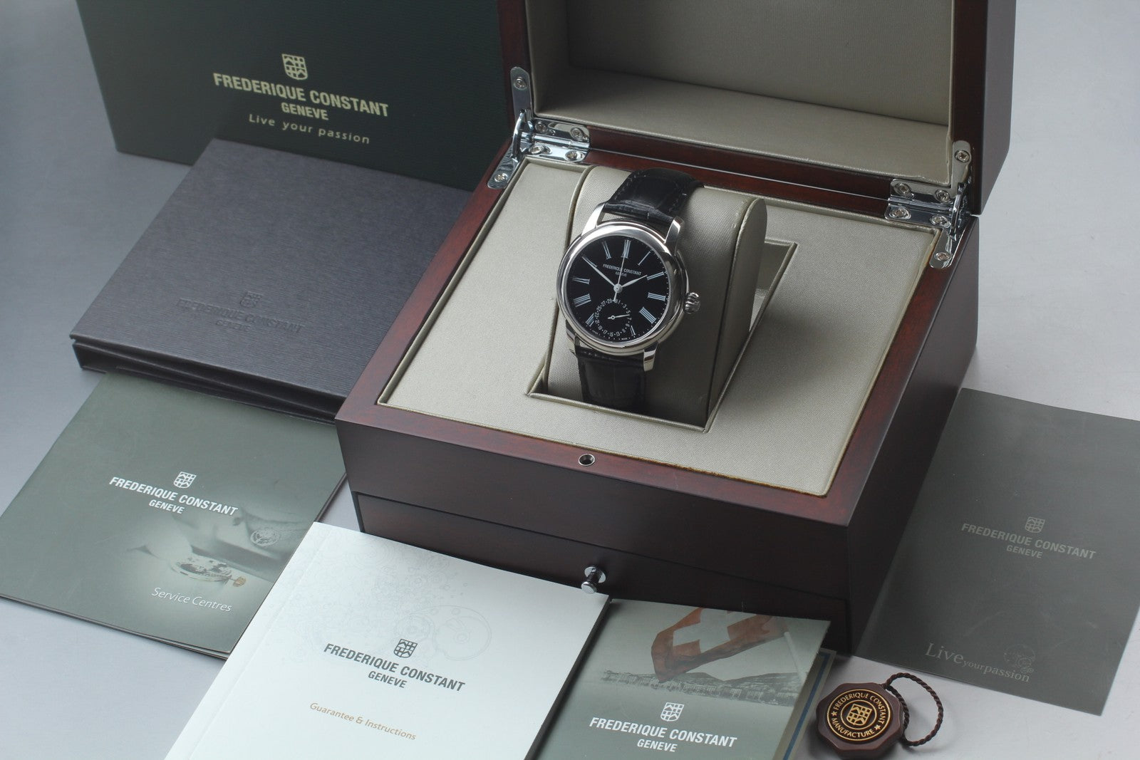 [Near MINT-] FREDERIQUE CONSTANT Classic Manufacture FC-710X4H4/5/6 Men's Watch