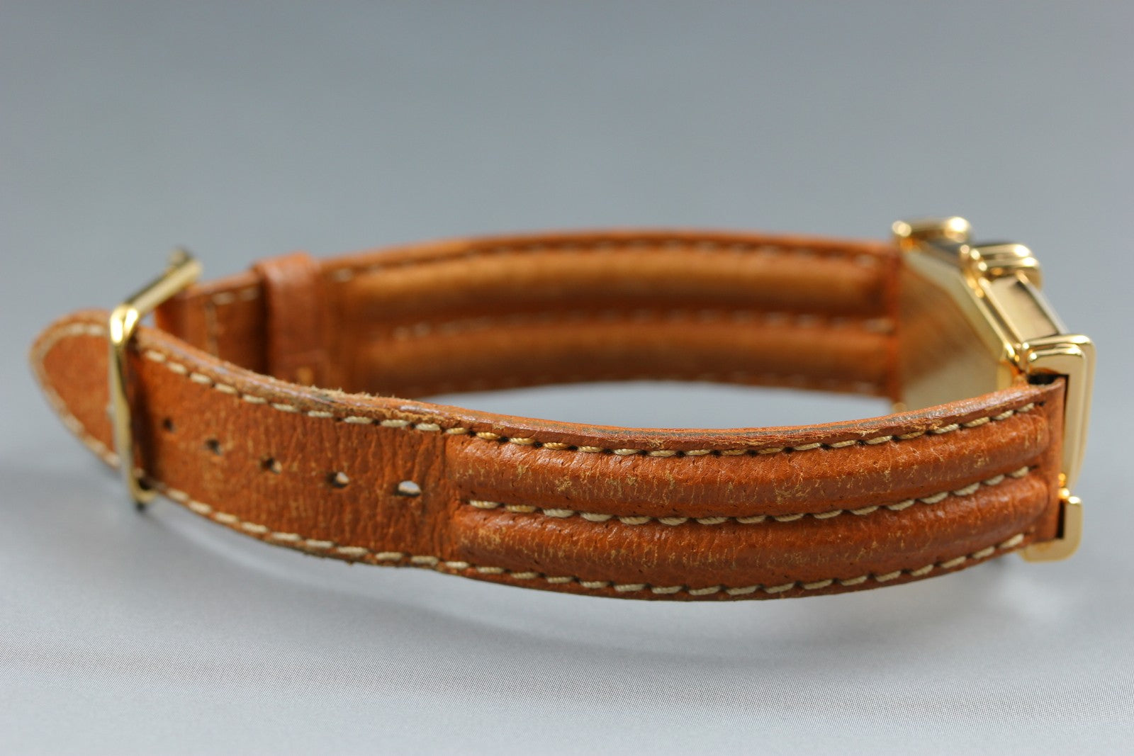 Jean d'eve Sectora Gold 25mm Gold Brown Women's Quartz Watch Vintage [Box]