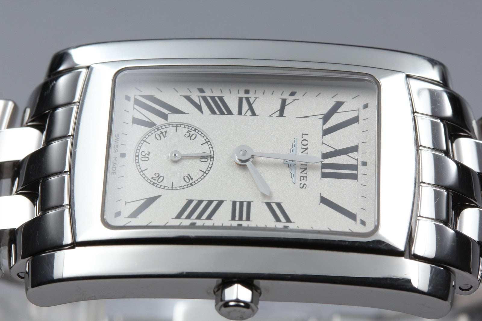 New Batt LONGINES DolceVita L5.655.4 White Unisex Quartz Watch 26mm JAPAN Box