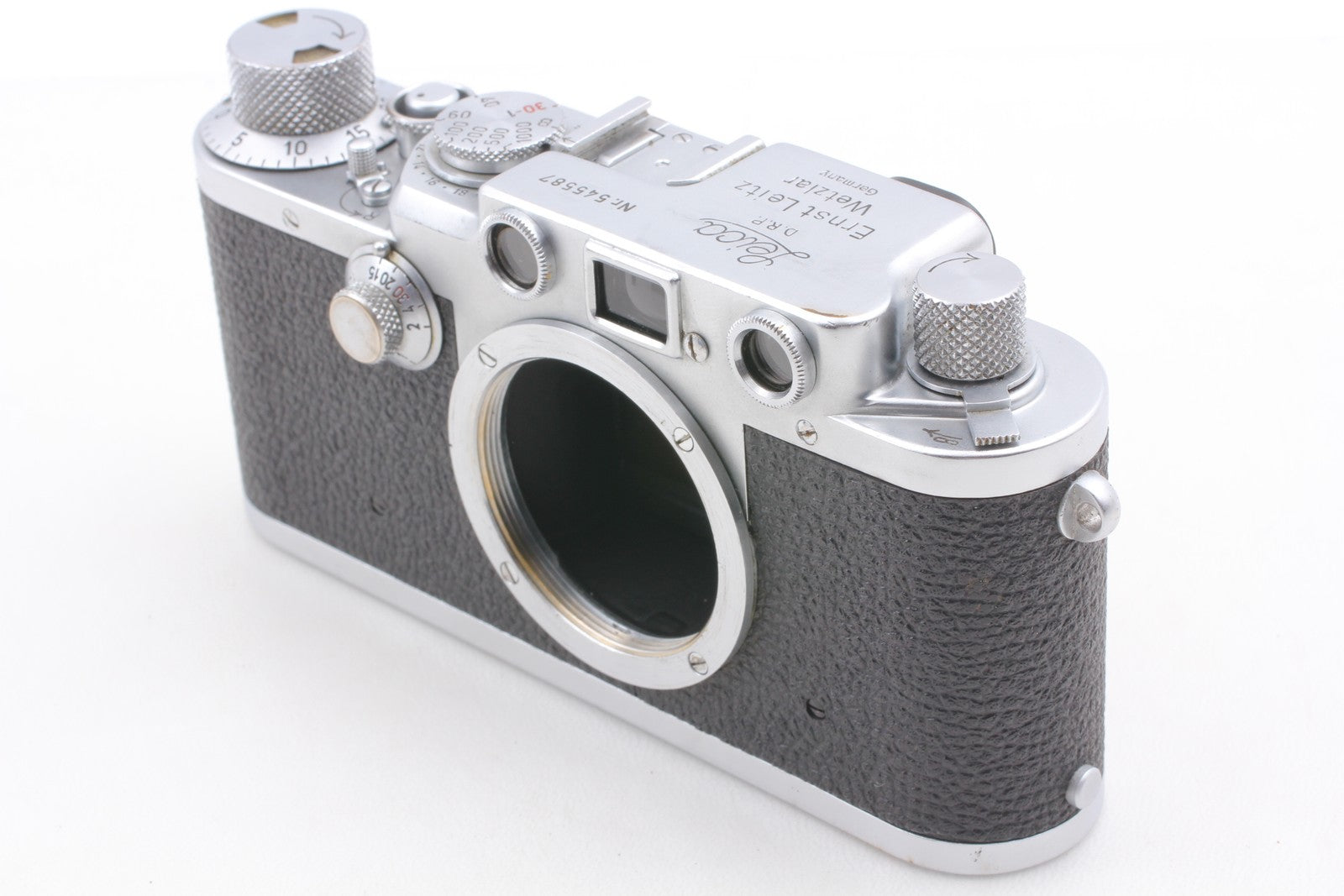 [N MINT w/ Finder Case] Leica IIIf Film Camera + Elmar 5cm 50mm f3.5 Lens JAPAN