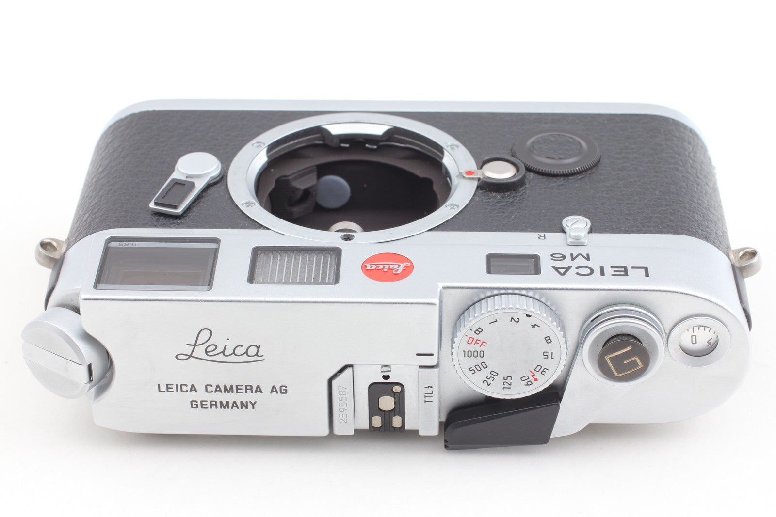 0.85 TTL [Top MINT] Leica M6 10466 Chrome 35mm Rangefinder Film Camera JAPAN