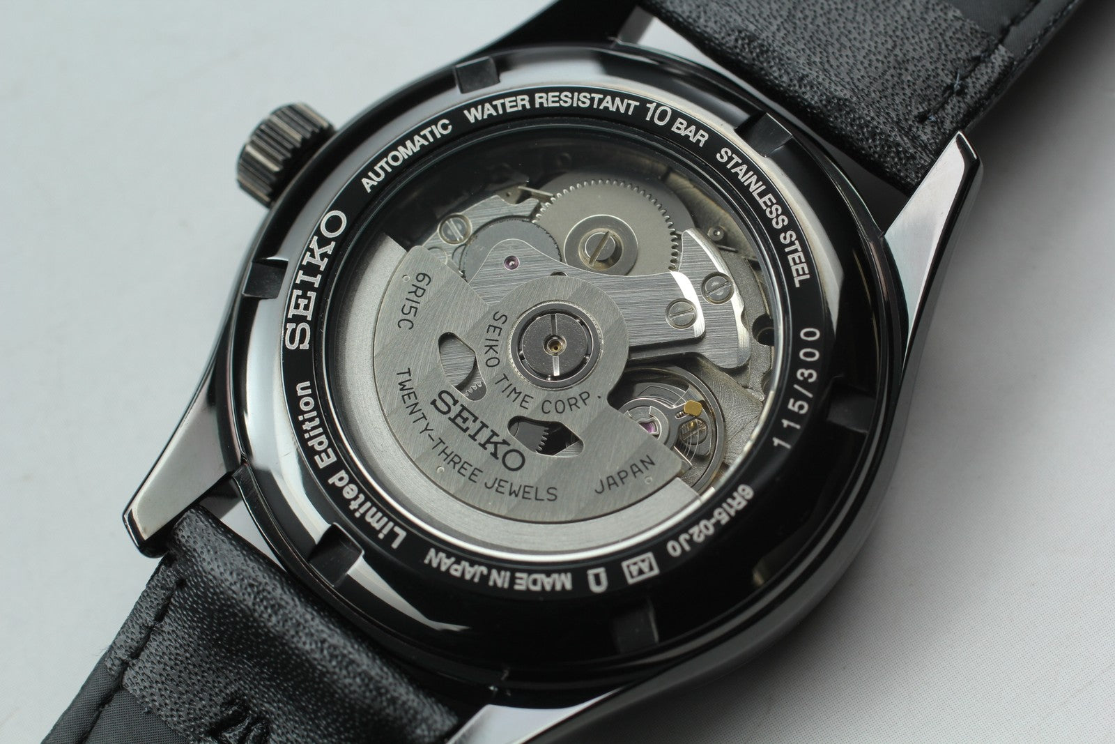 Limited[Exc+5] SEIKO Presage 6R15-02J0 SARX009 Automatic Black Men's Watch JAPAN