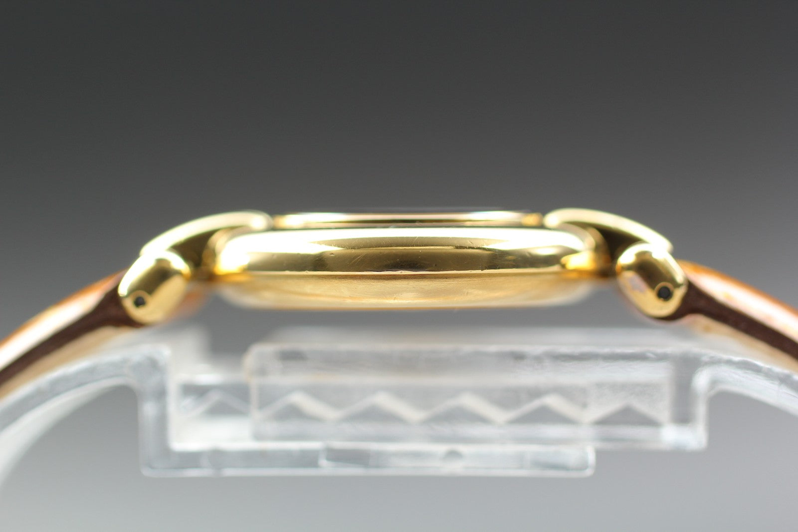 Vintage [Exc+5] Cartier Must Colisee Vermeil 590002 Gold Women's Quartz Watch