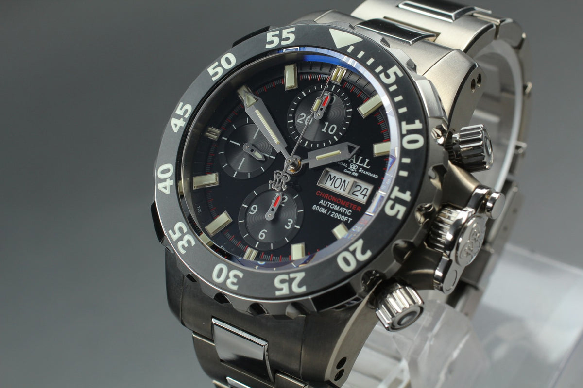 Ball Engineer Hydrocarbon Nedu DC3026A Automatic Chronograp Men's Watch 44mm JP