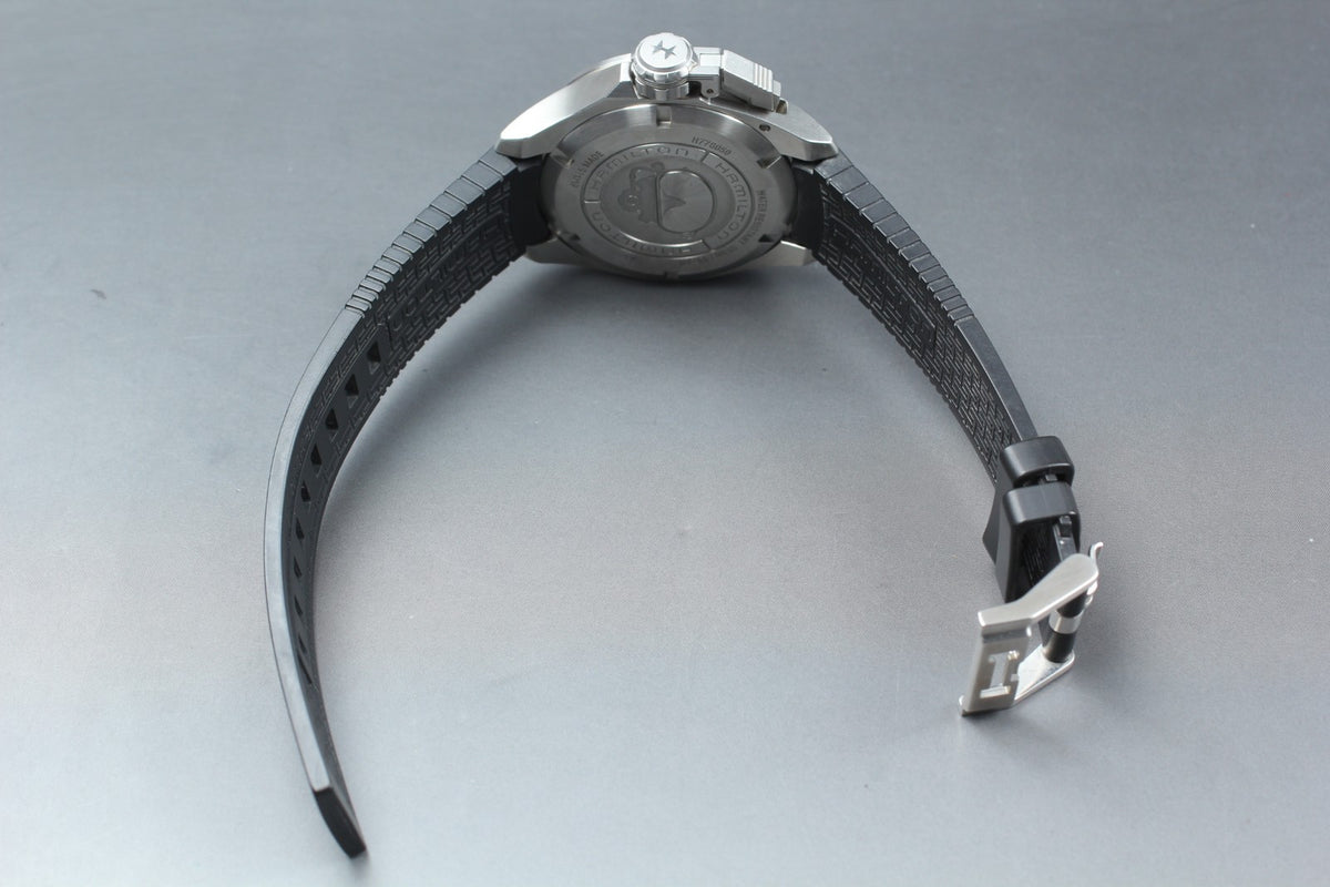 Hamilton Khaki Navy Frogman H776050 Black Date 42mm Automatic Men's Watch
