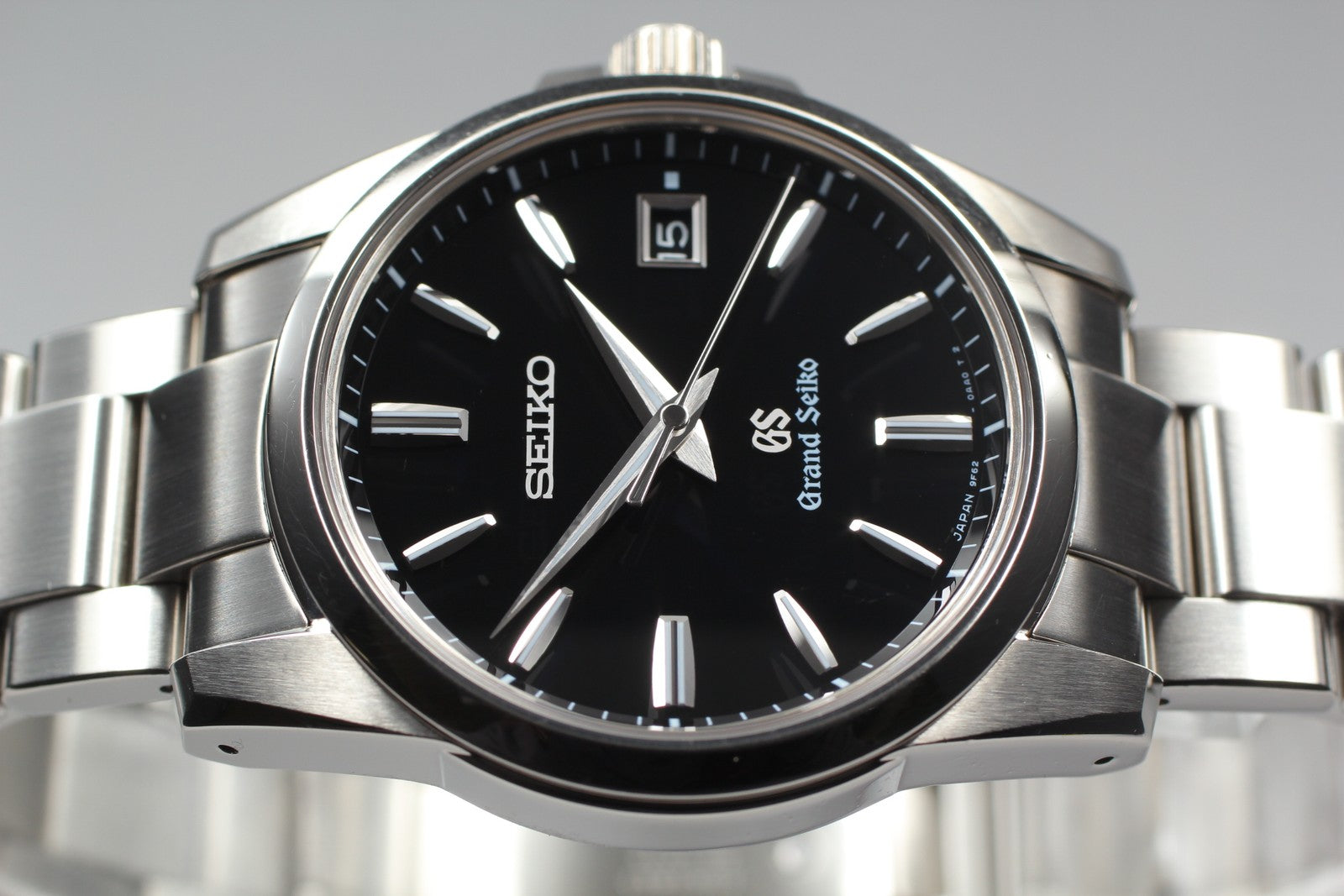 [Exc+5] Grand Seiko 9F62-0AA1 SBGX055 Date 37mm Quartz Men's Watch JAPAN