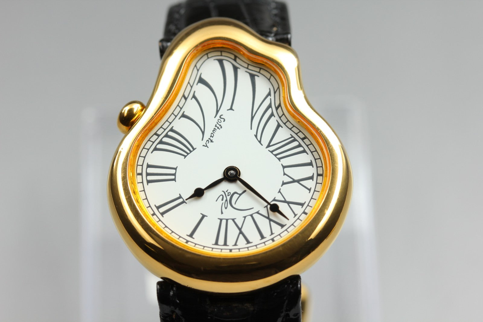 [Overhauled] Salvador Dali Softwatch 121257 32mm Gold Black Unisex Quartz Watch