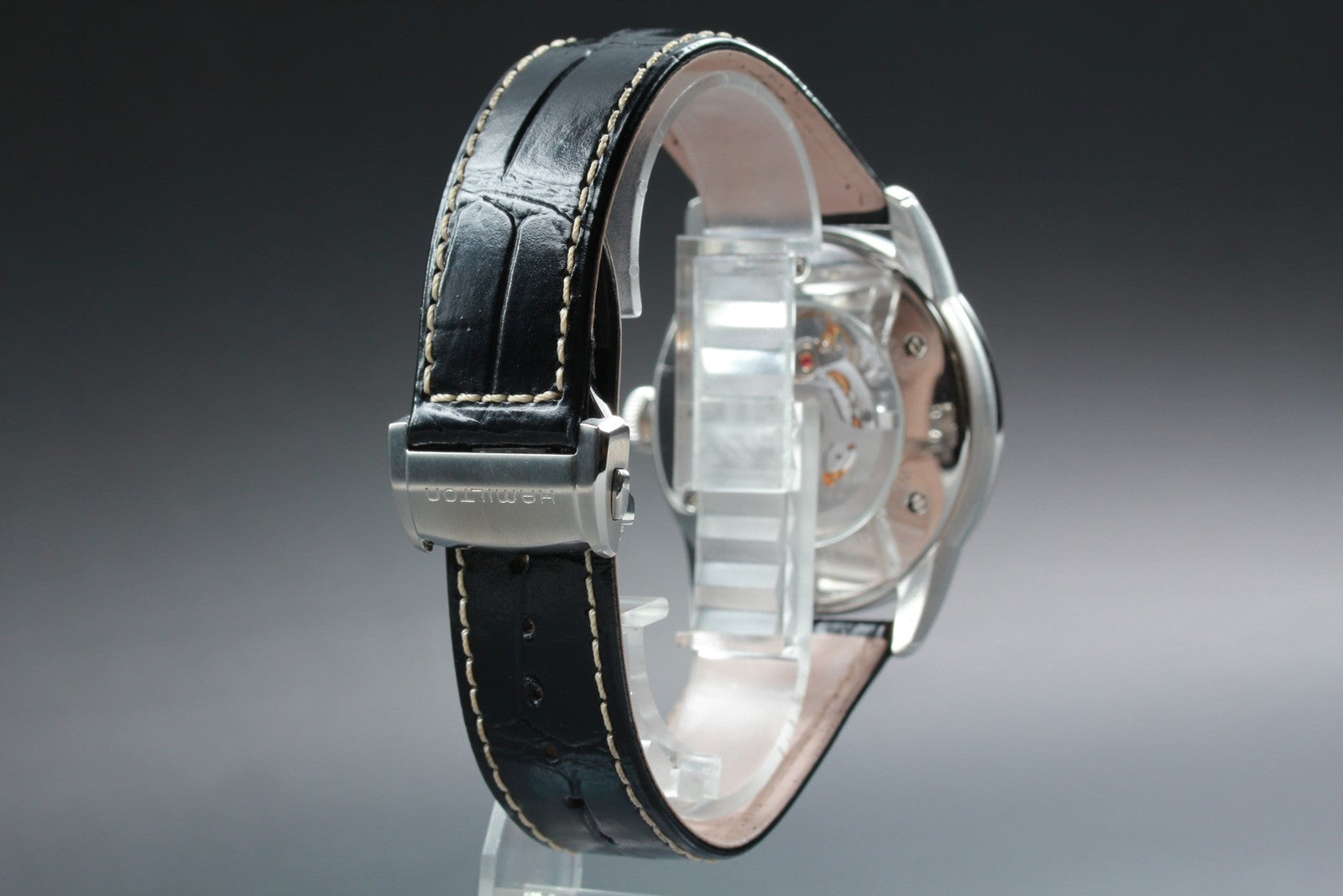 HAMILTON Rail road H406550 H600405101 Automatic Men's Watch 41mm JAPAN Exc+5*Box