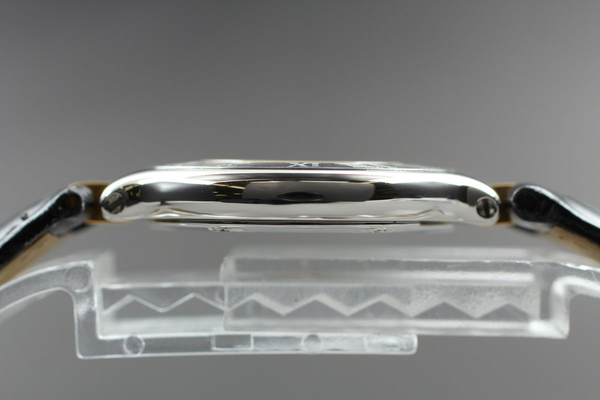 [Exc+4] Cartier Must de Cartier 21 1340 Silver Black 27mm Women’s Qz Watch JAPAN