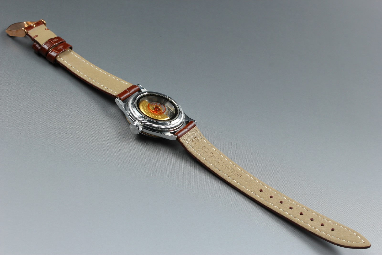 Vintage ORIS Big Crown Pointer Date 7400B Automatic Cream Men's Watch 32mm JAPAN