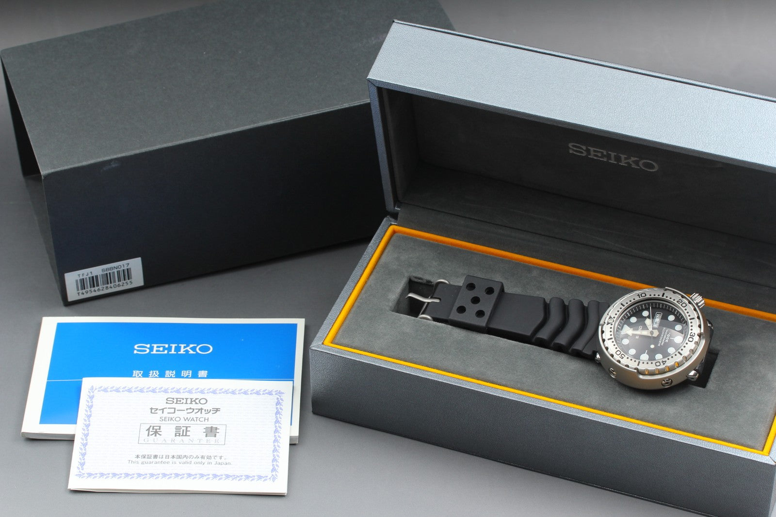 [Near MINT Box] SEIKO MARINE MASTER 7C46-0AC0 SBBN017 Qz Men's Watch Japan