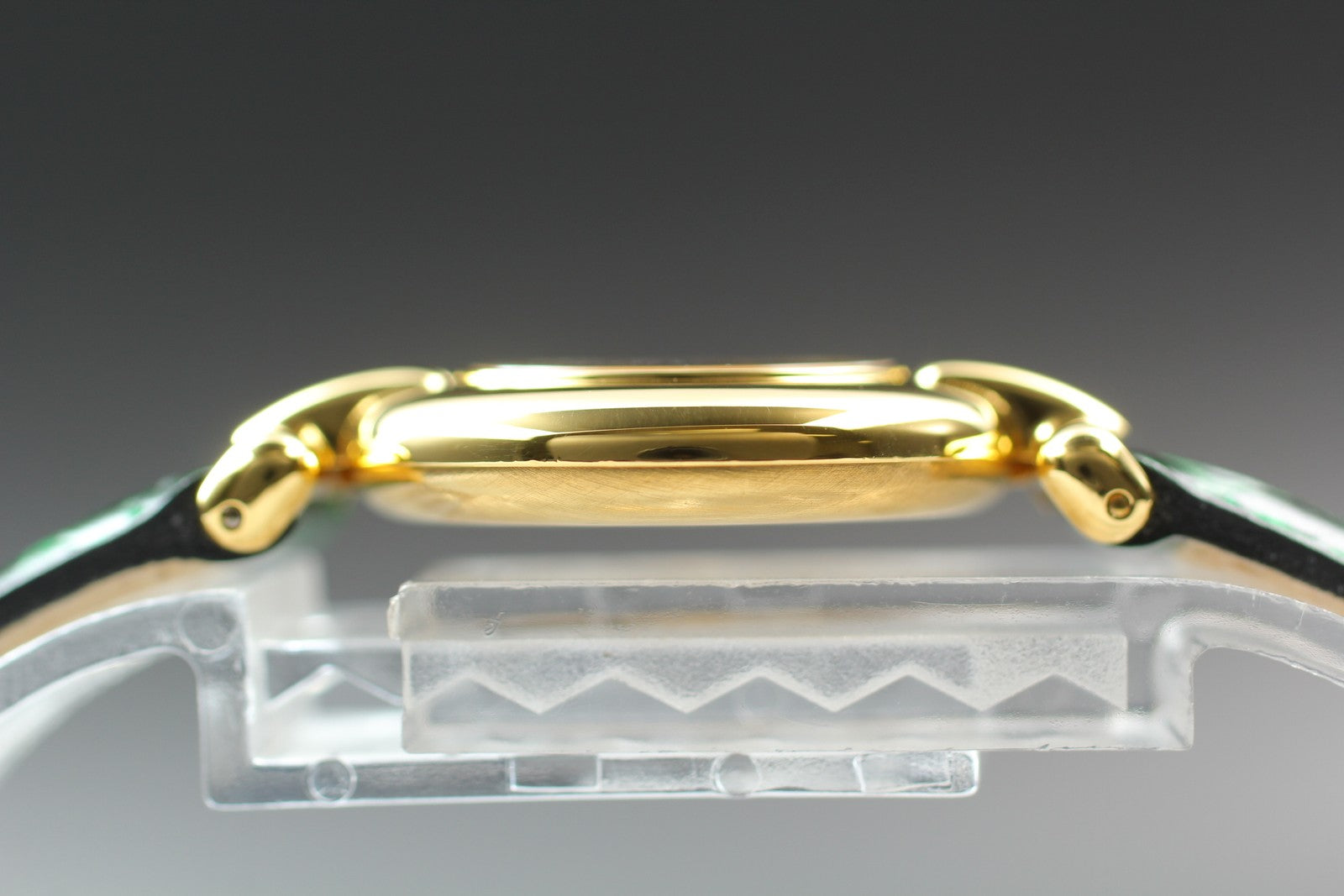 Vintage Cartier Must Colisee Vermeil 590002 Green Gold Women's Qz Watch [Box]