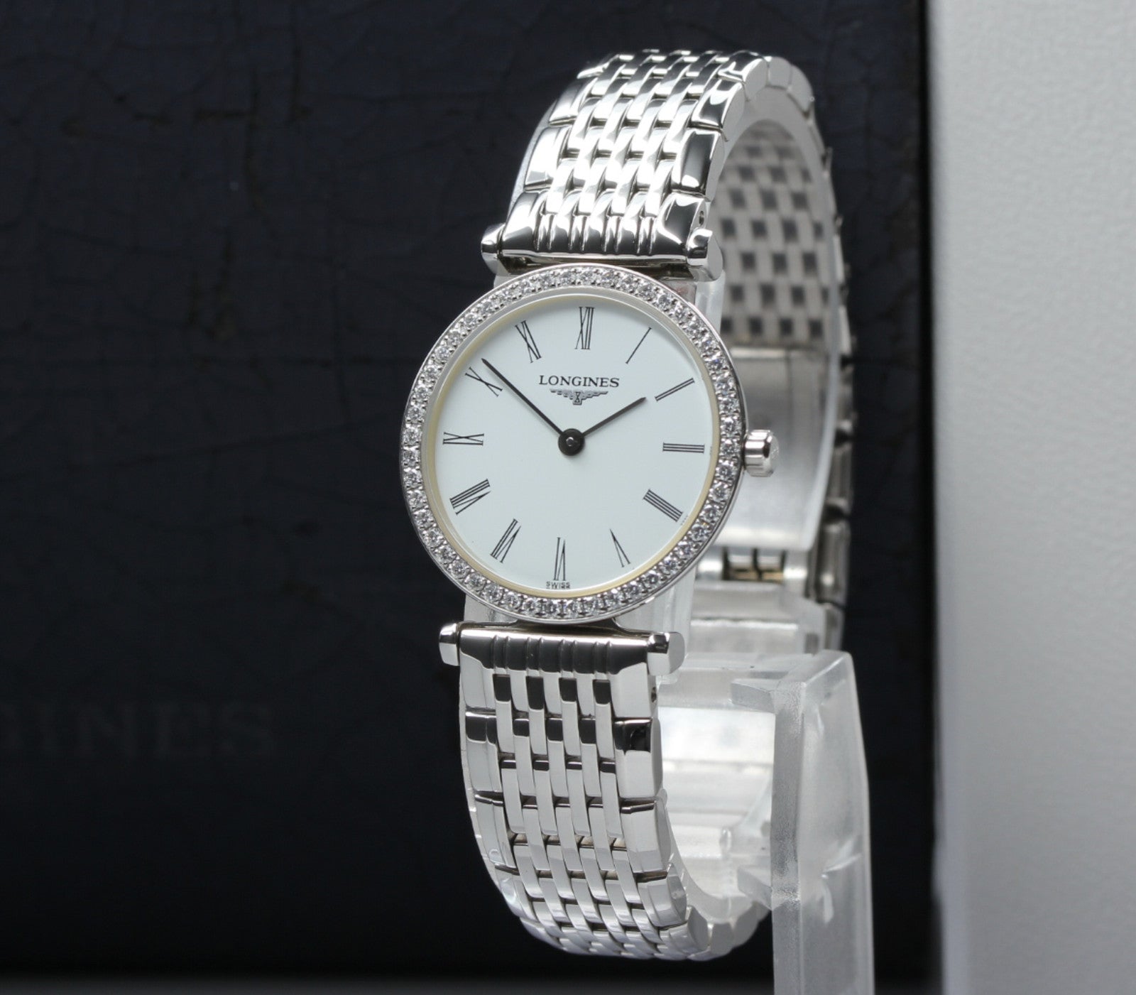 LONGINES La Grande Classique L4.241.0 Diamond Bezel Women's Quartz Watch [Box]