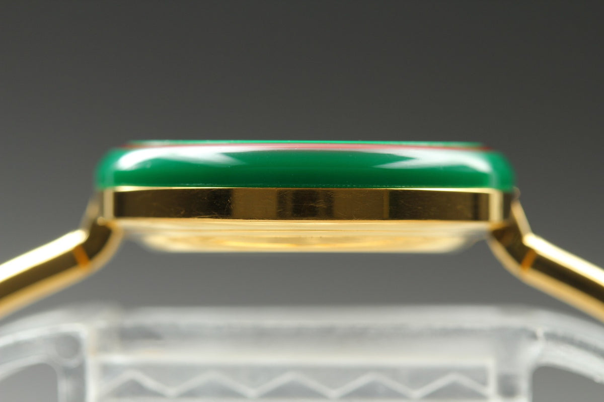 New Batt GUCCI Change Bezel 11/12.2 12Color Quartz Women's Watch w/Box JAPAN