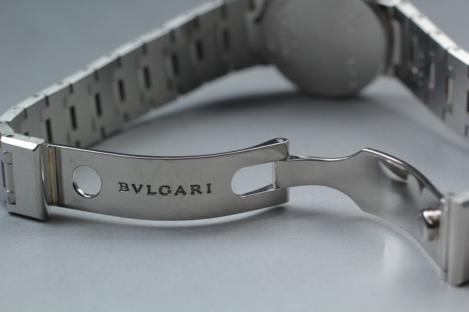 [Exc+5 Box] BVLGARI BVLGARI BVLGARI BB23SS Black Silver 23mm Women's Qz Watch