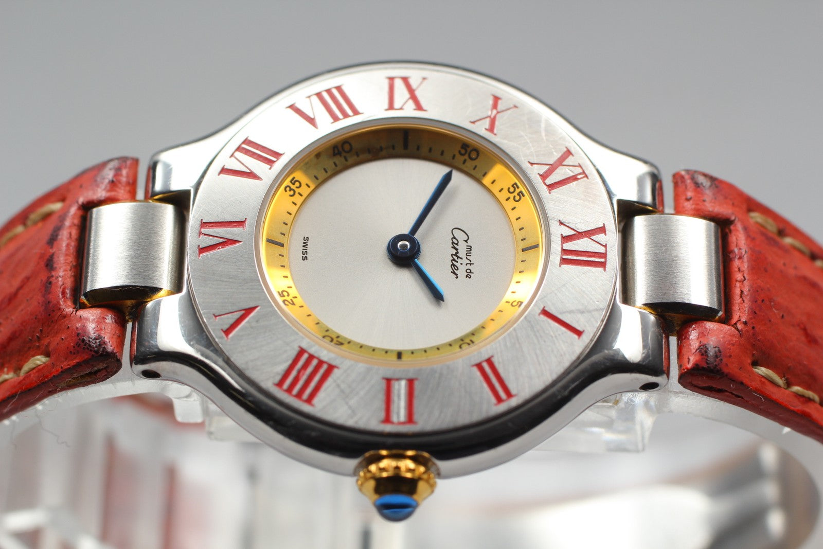 Cartier Must De 21 1340 Silver Quartz Women's Watch 27mm JP