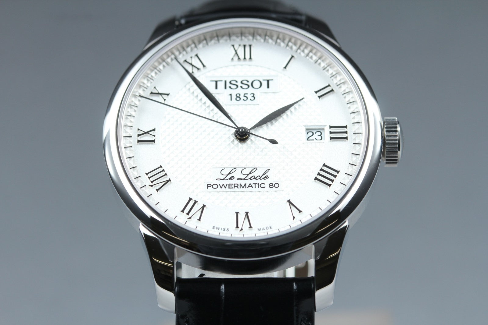 TISSOT Le Locle Powermatic 80 T006407B Automatic Date Men's Watch 39mm JAPAN Box